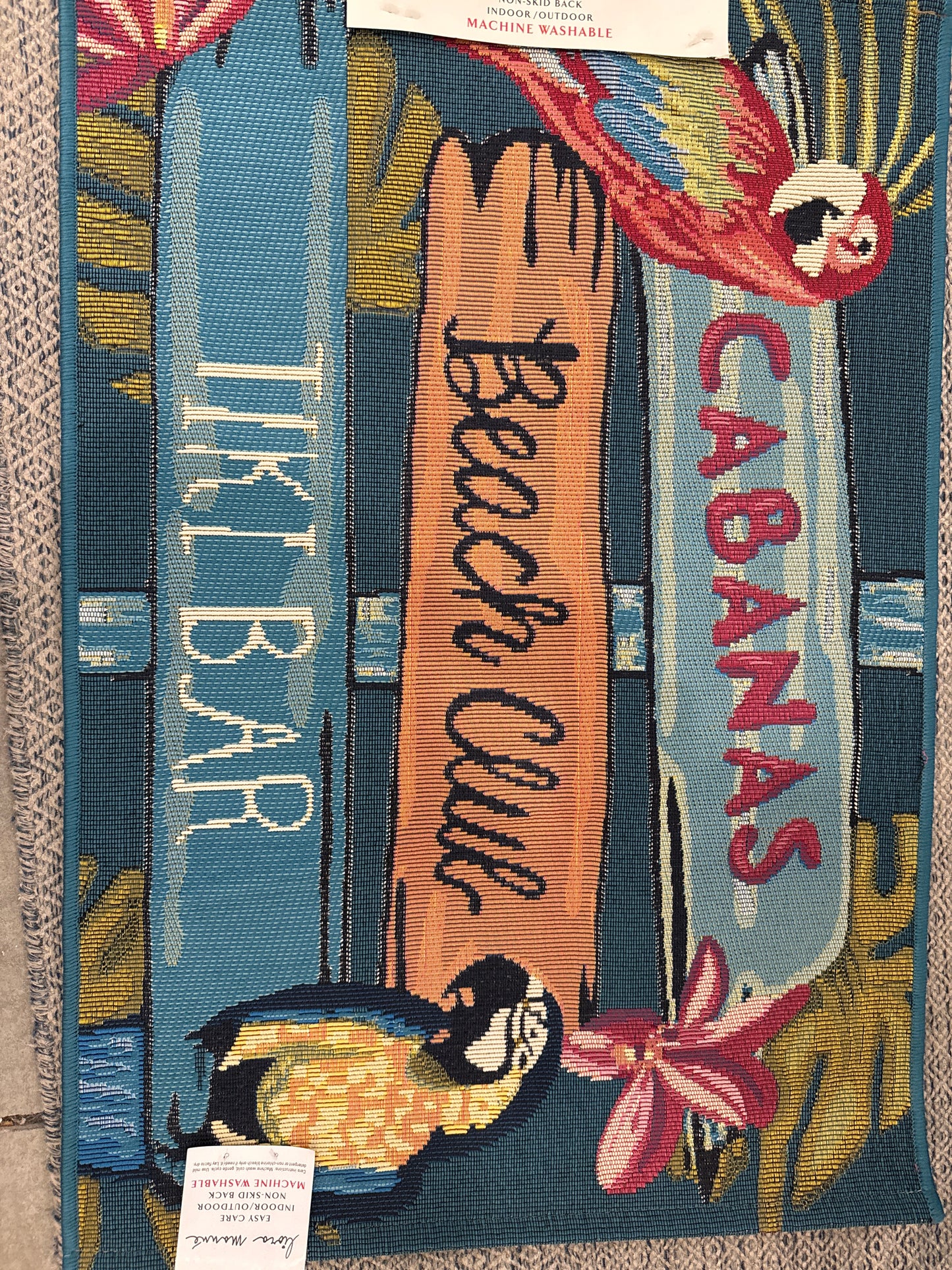 Beach Signs Door Mat