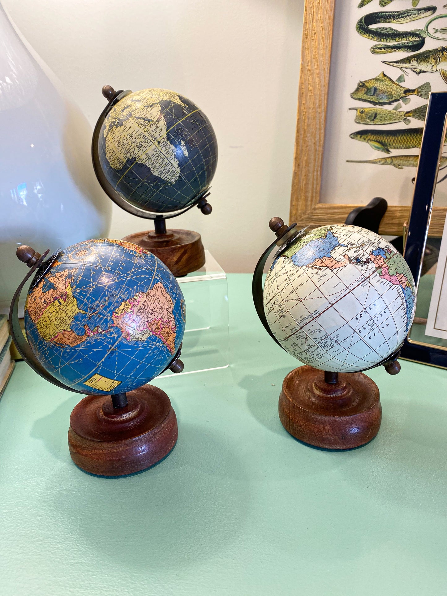 Around the world mini globe