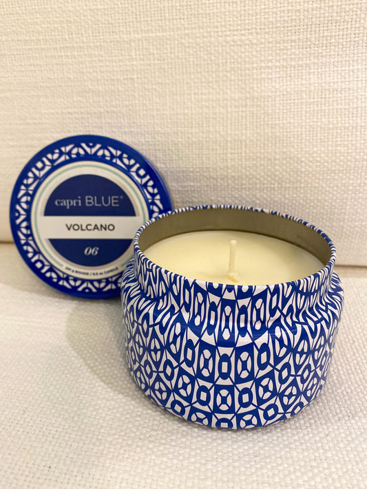 Capri Blue Volcano Travel Tin Candle