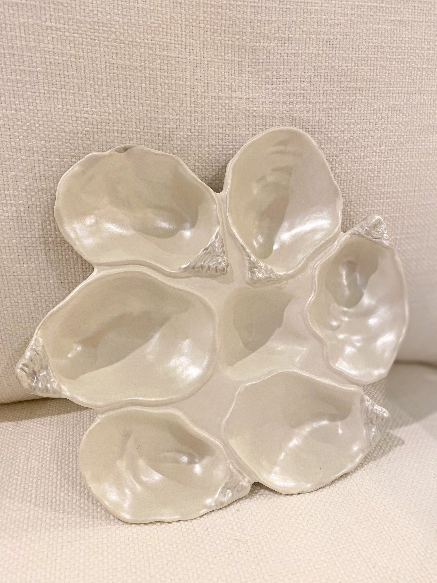 9.5" Oyster Half Dozen Platter