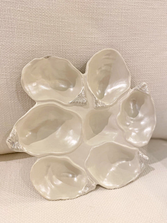 9.5" Oyster Half Dozen Platter