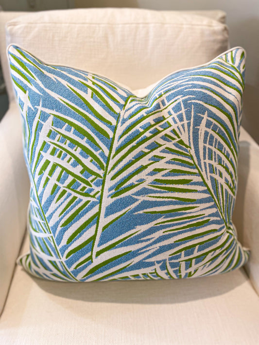 Blue/Green Prawn Pillow