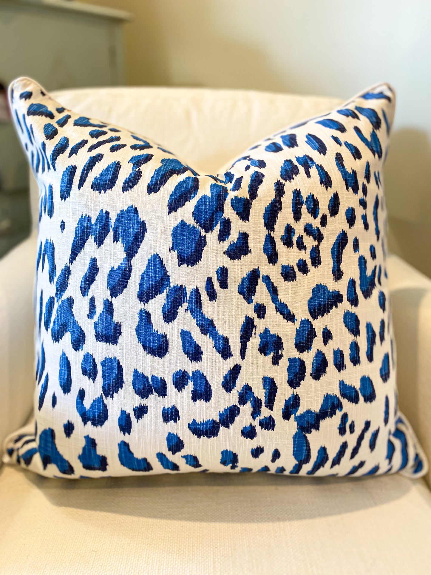 Splash of Blue Pillow